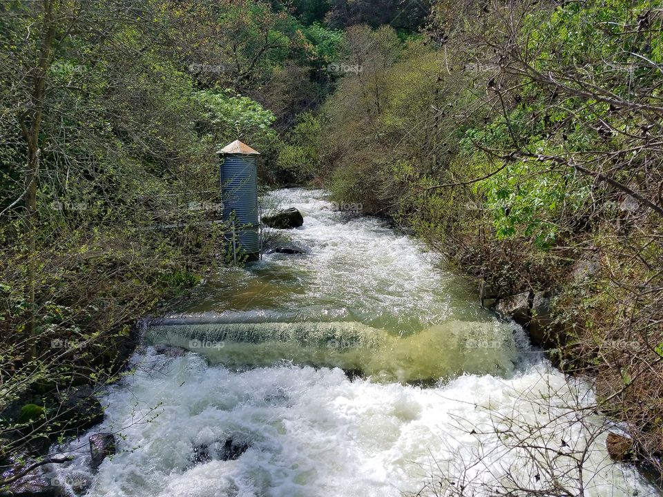 Flowing river