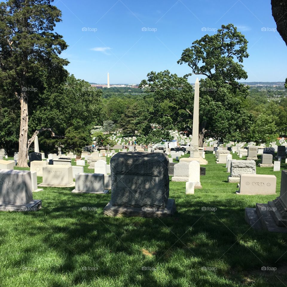 Arlington national cemetery daytime