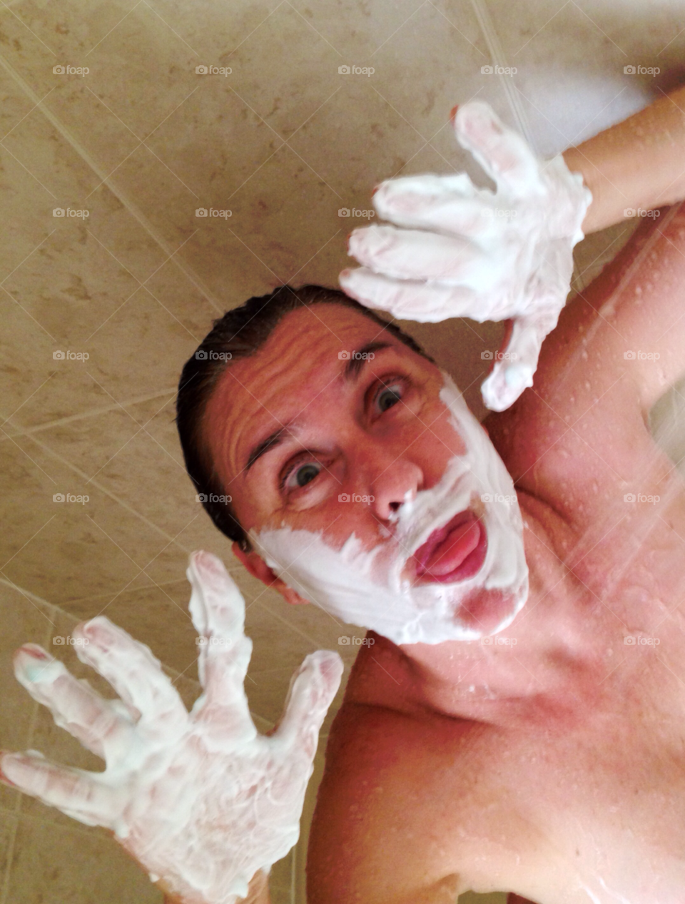 happy photography funny foam by jmsilva59