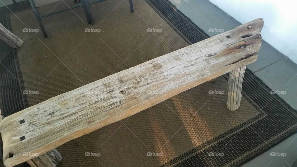 Driftwood Bench