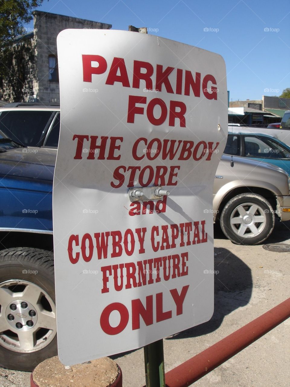 Cowboy store - sign