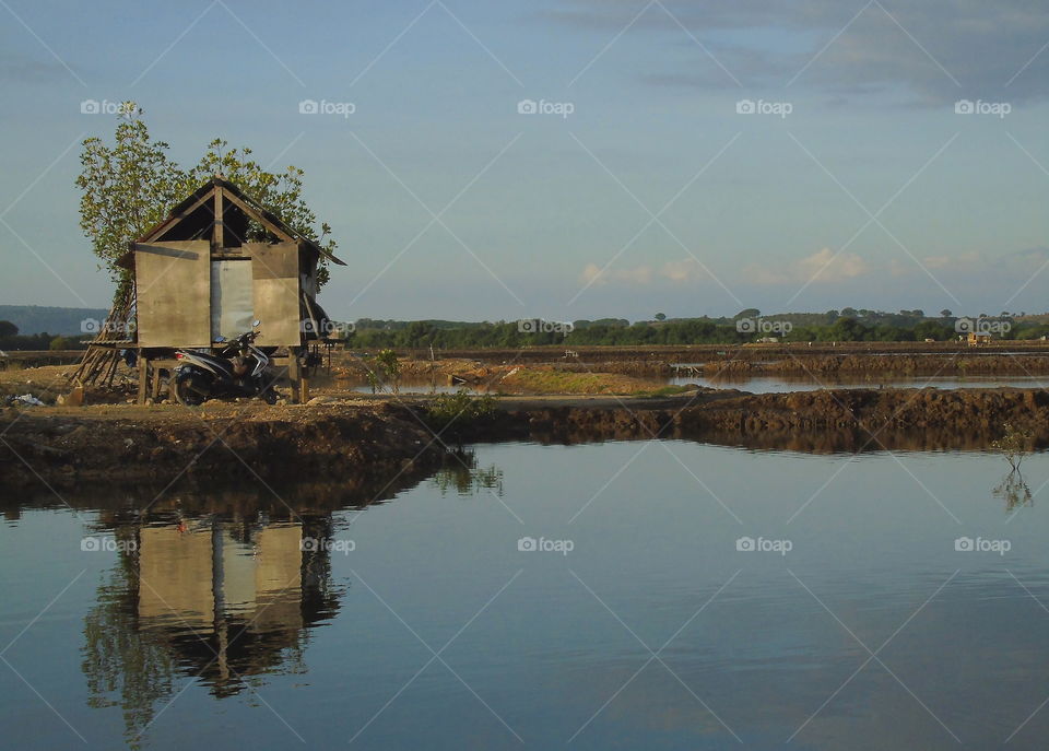 Landscape of ponds to the nearly of mangrove area. One biggest and easy site to meet kingfisher. More than looking habitat of them. They made to be friendly with others there.