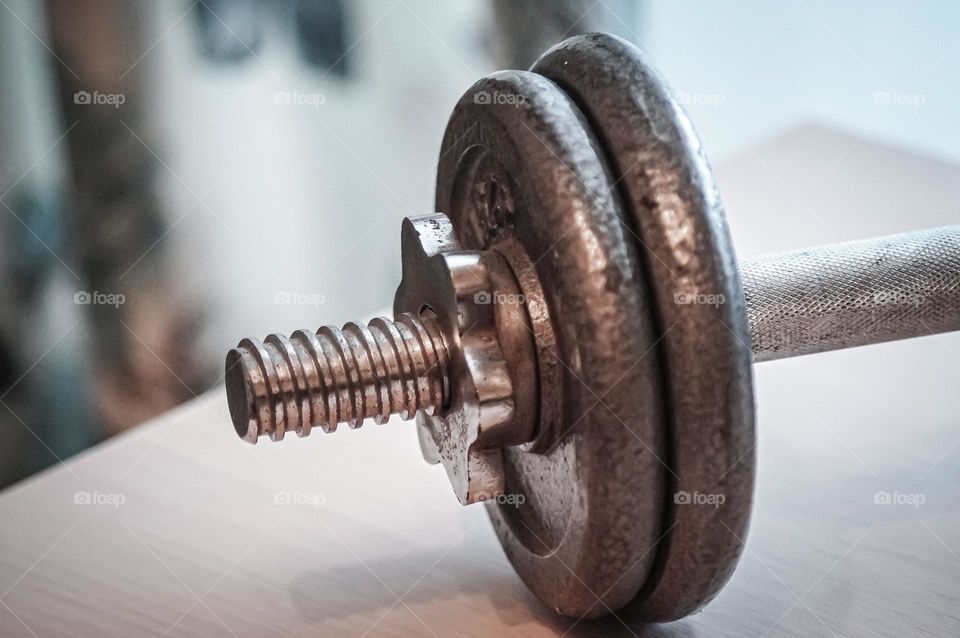 iron dumbbell