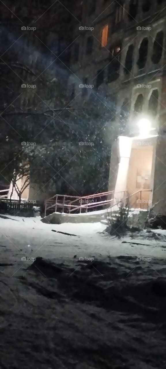 Winter ; Winter evening