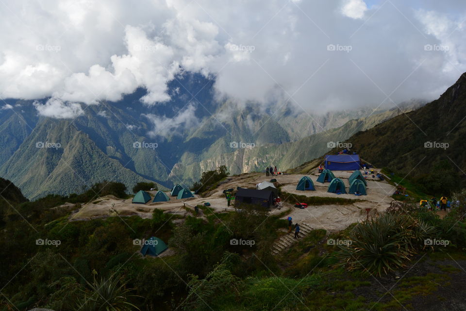 Mountain Camping, Andes, Peru