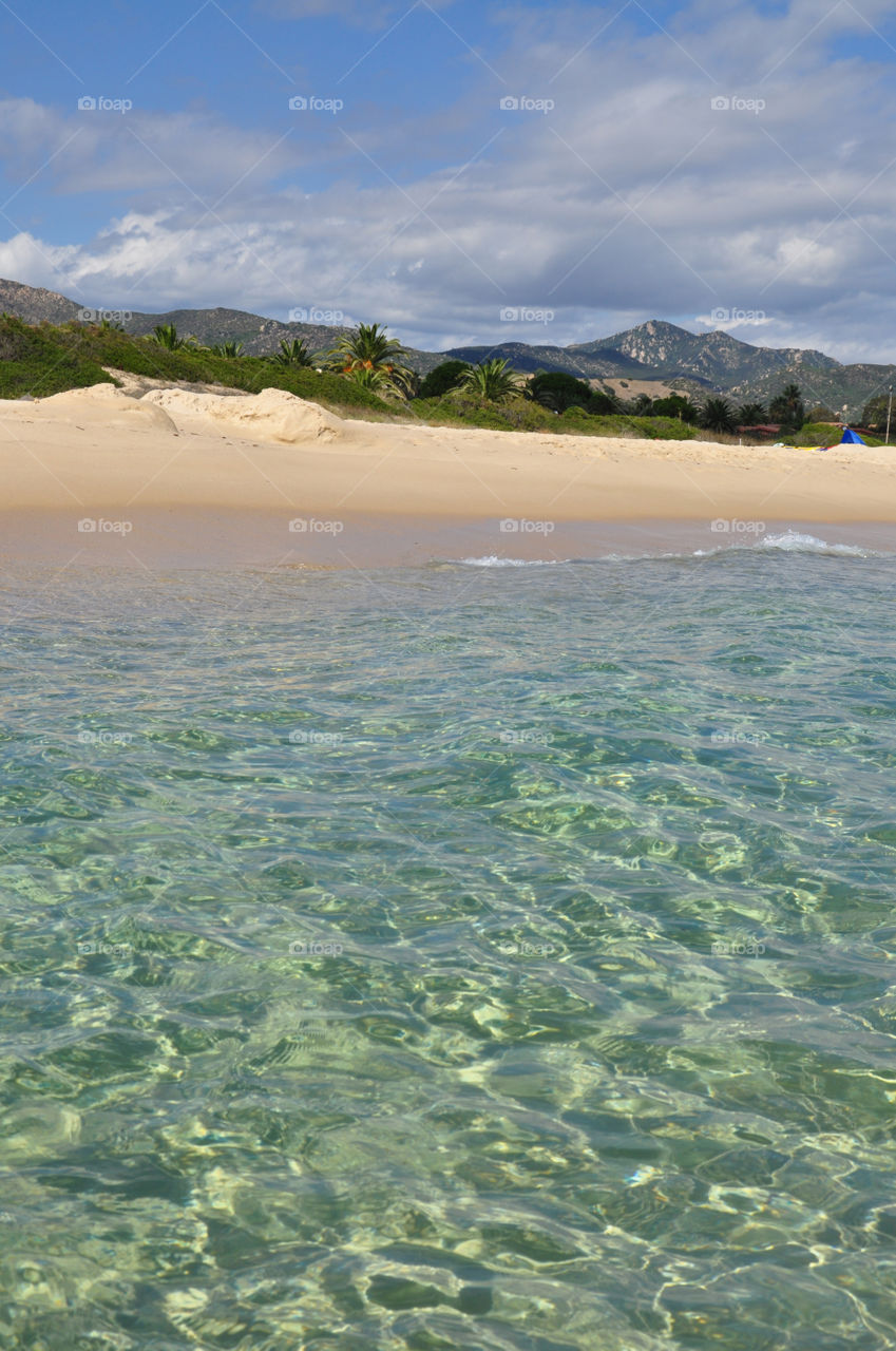 Sardinia beach