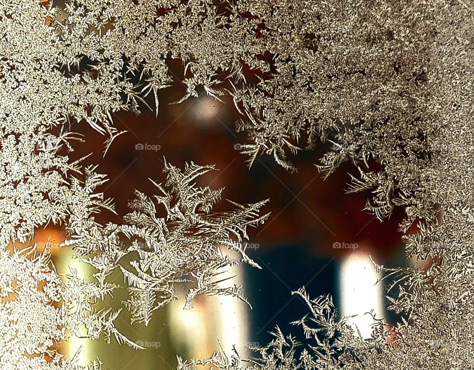 Frosty Windows are so beautiful as if you look at the stars