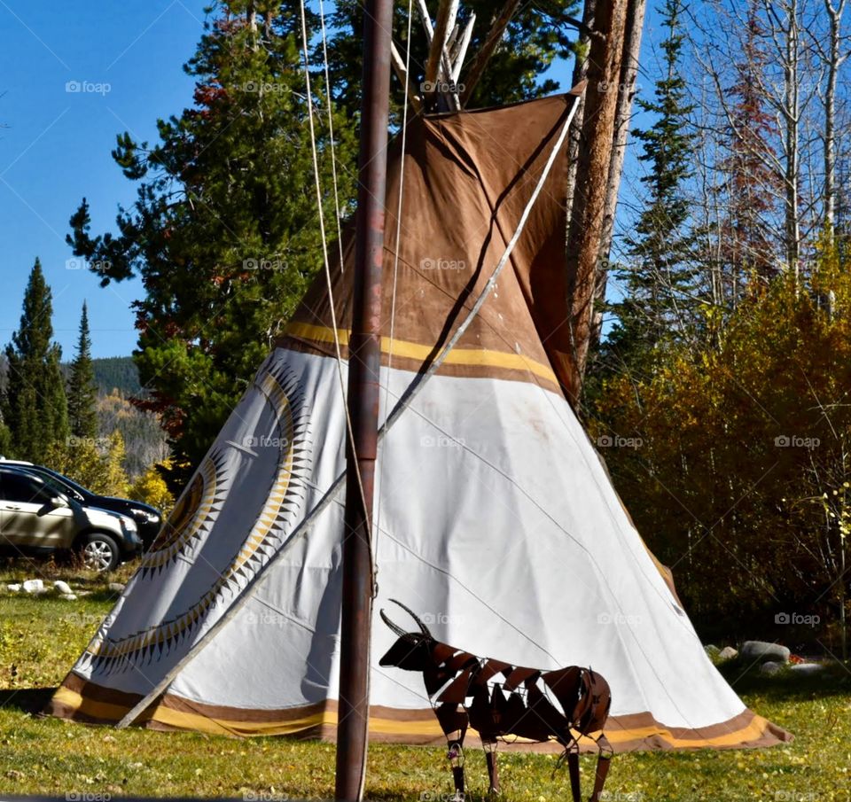 Tepee in the Snowy Range