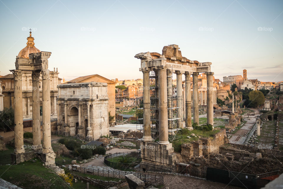 Ruin of the antique Rome