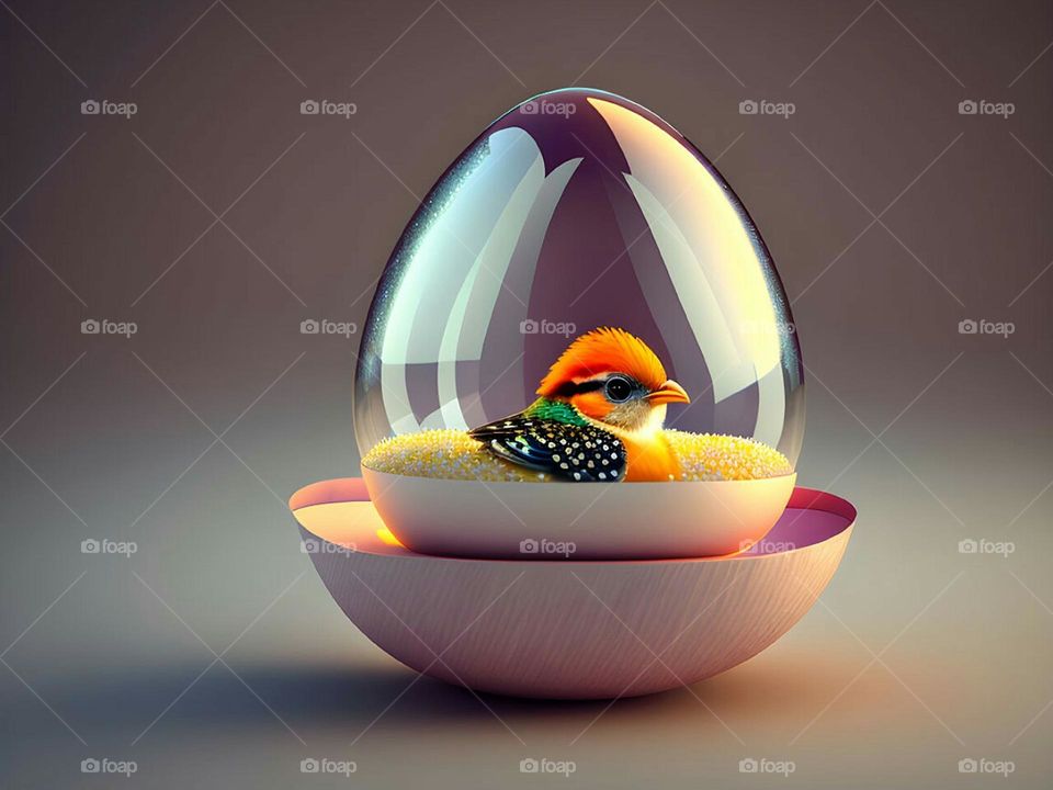 Bird in a Glass Egg