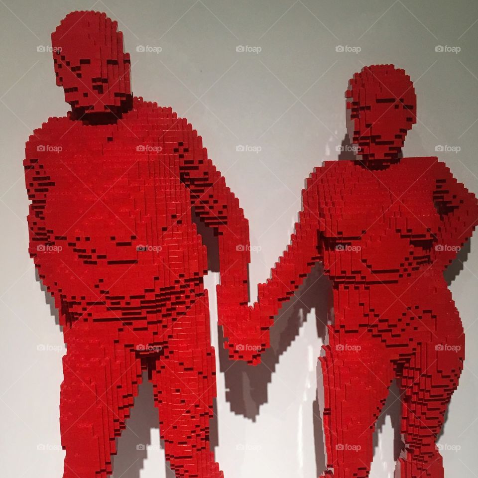 red lego's 