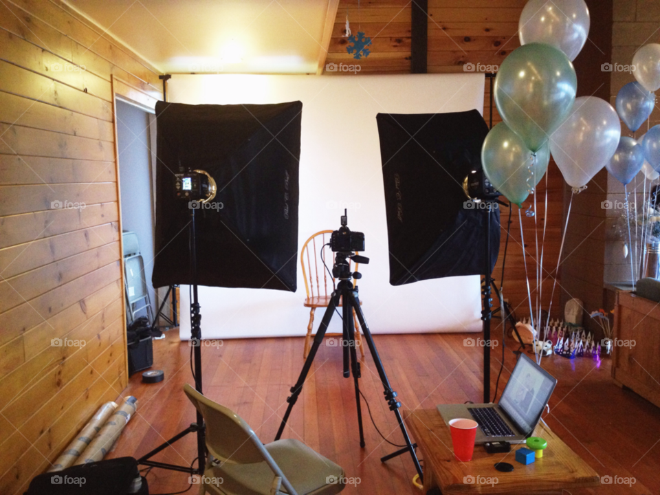 lights camera set studio by kei_image