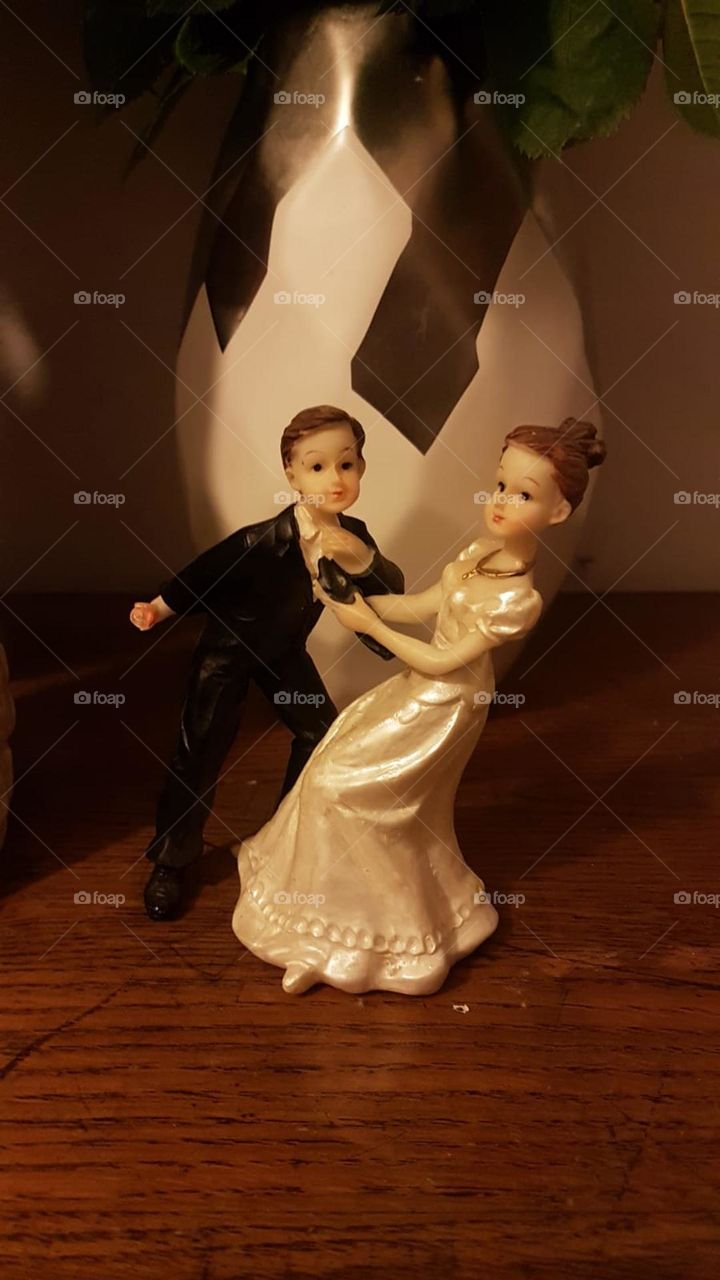 Braut und Bräutigam 