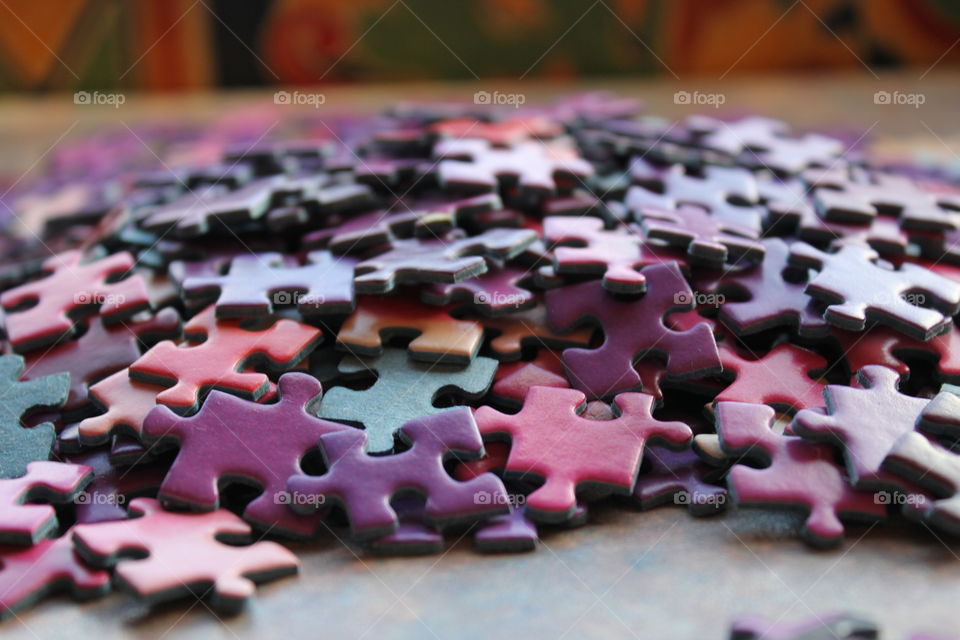 puzzle, close up