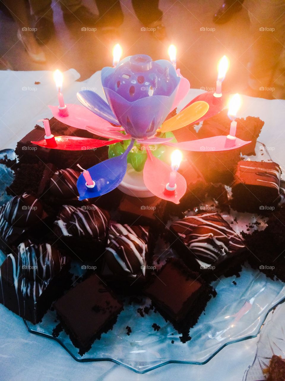 Cake birthday flower