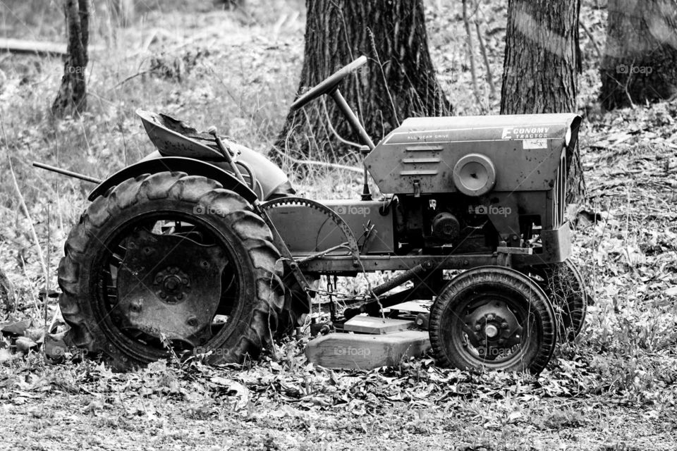 old tractor