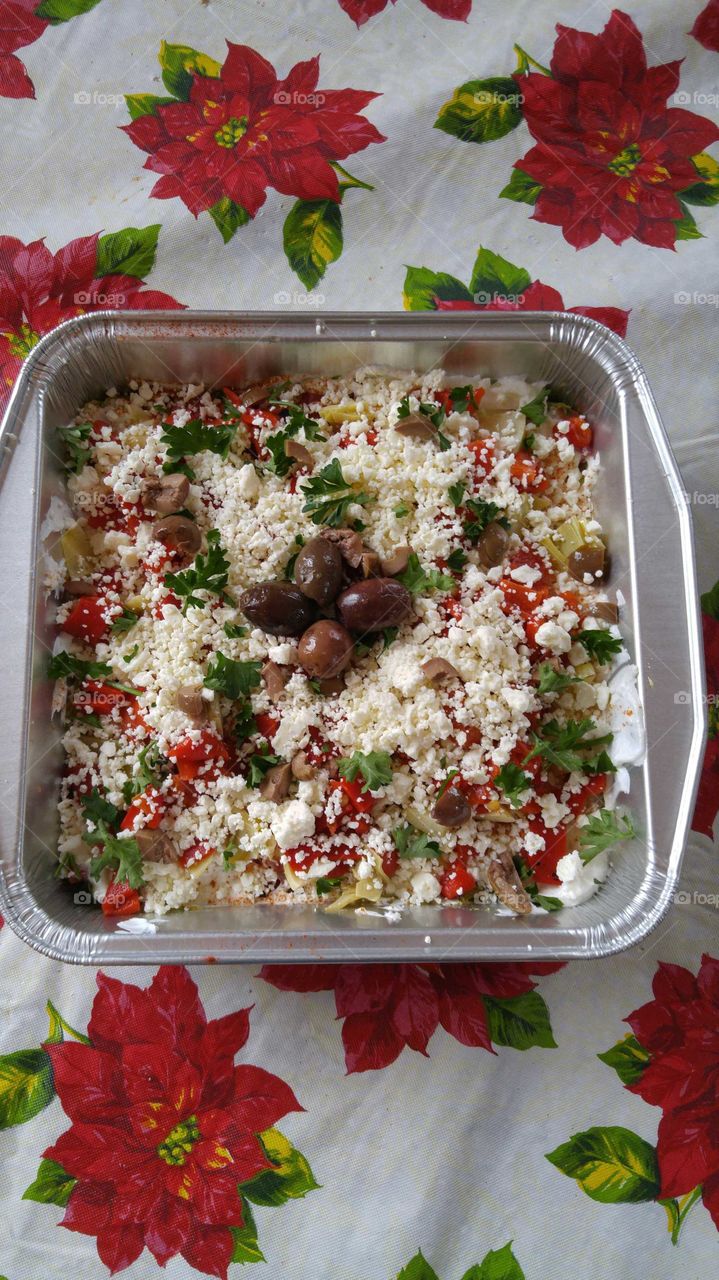 7 layer Mediterranean dip