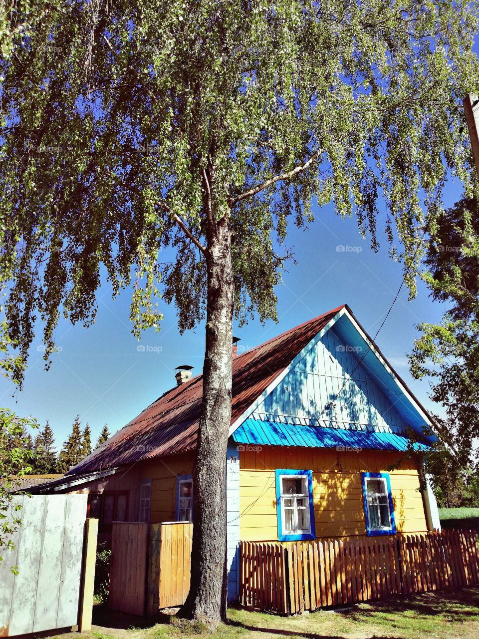 Granny's house in Belarus
