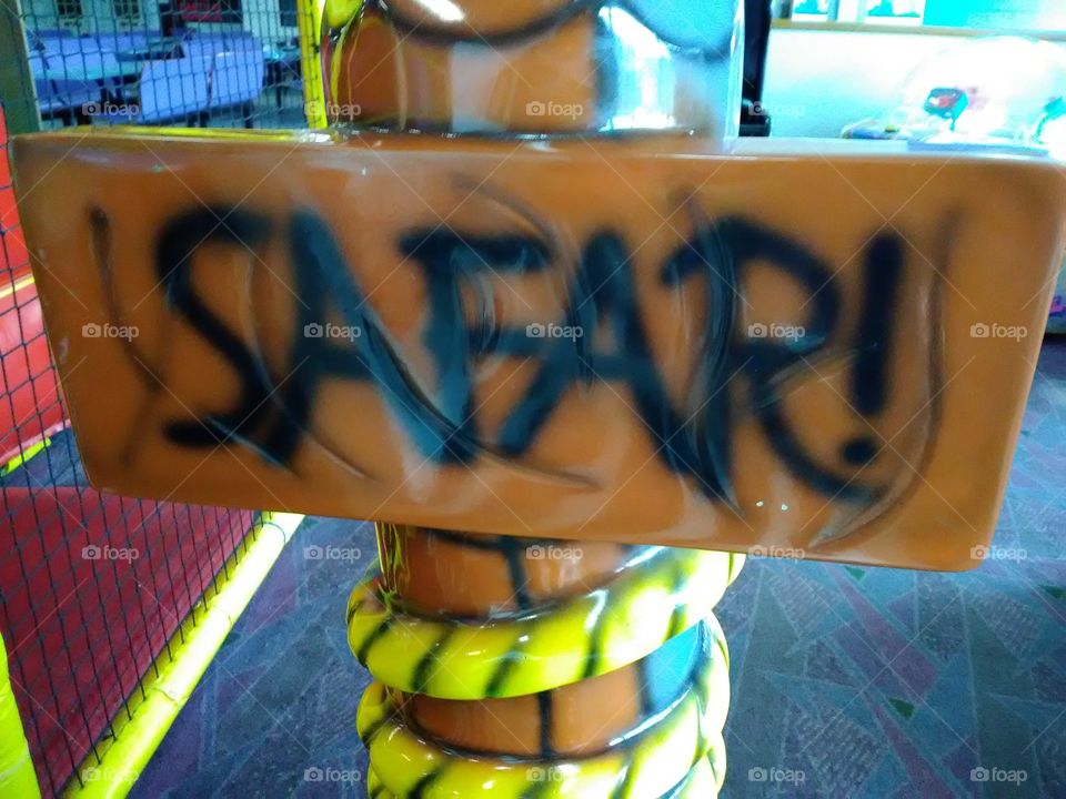 sign,  safari,  jungle,  kids