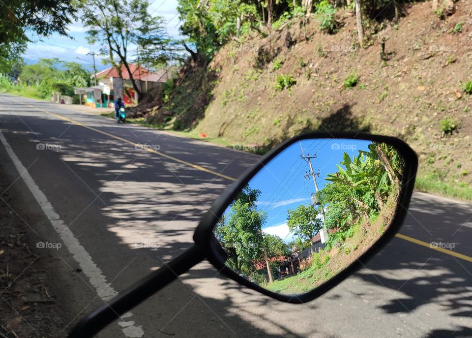 The view from the mirror