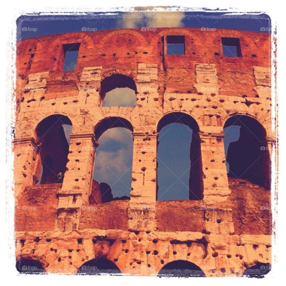 Ancient ruins in Rome