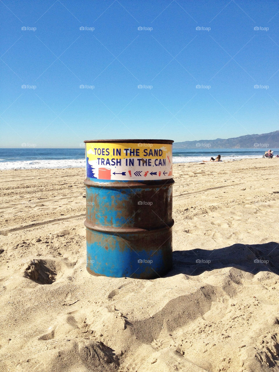 beach sky sand california by robertlarsen