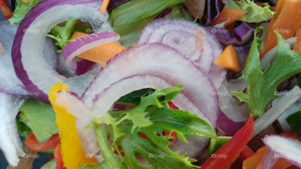 red onion salad