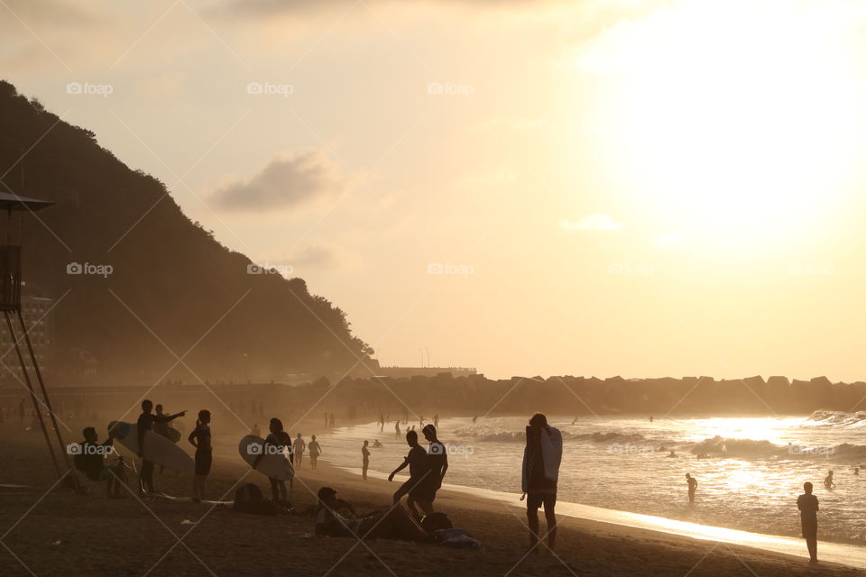 Surfing basque country