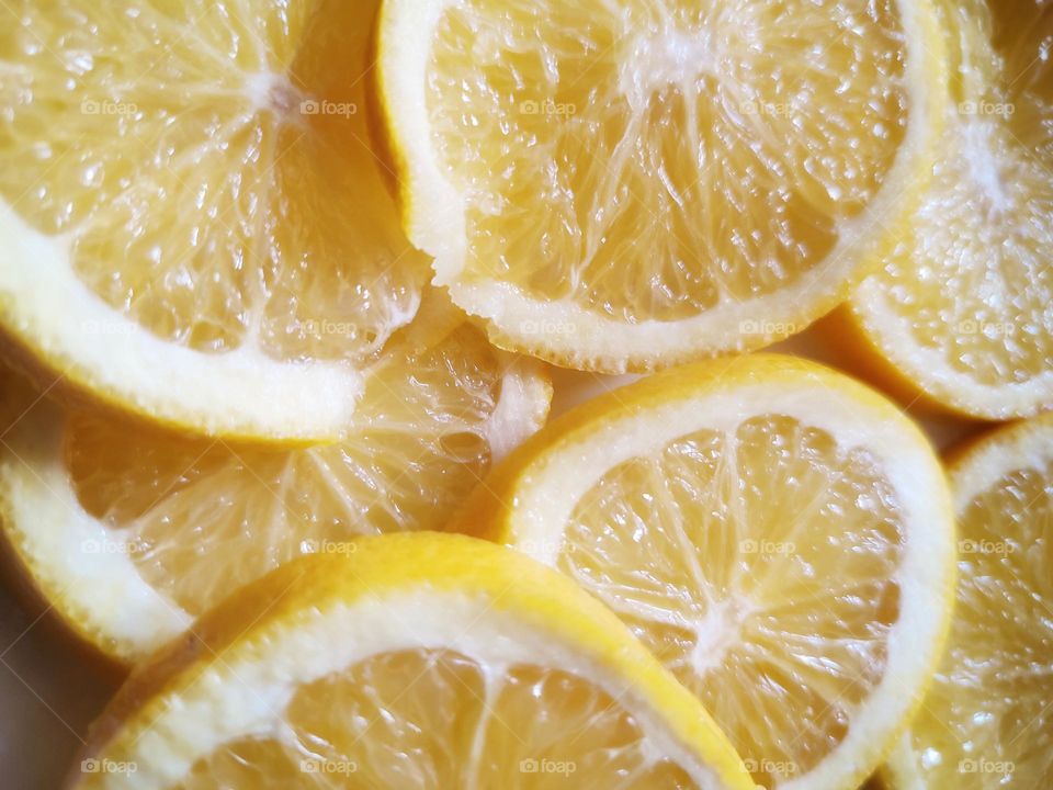 Slices of oranges