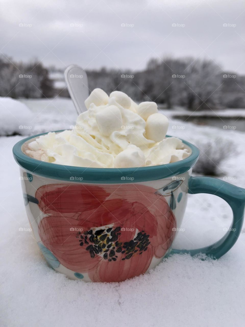 Hot Chocolate Outside 