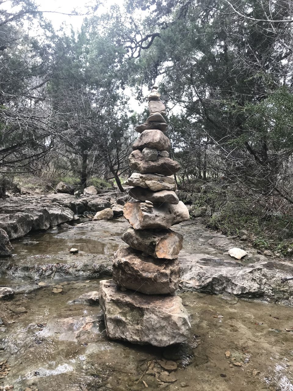 Rocks on rocks, on rocks, on rocks.