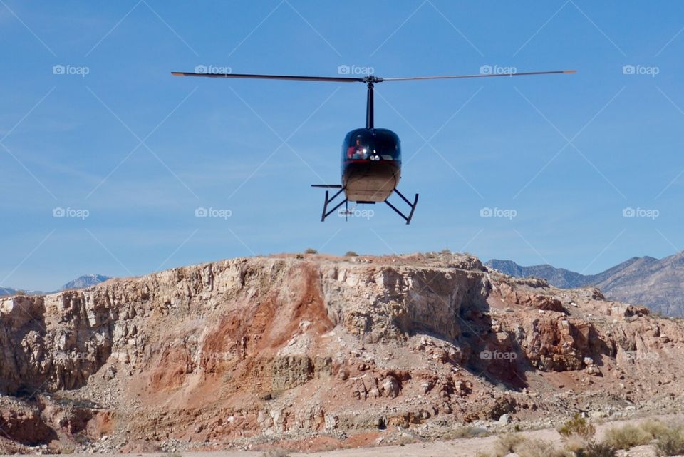 Helicopter in Las Vegas 