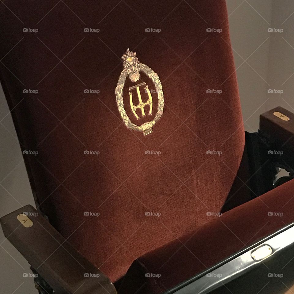 Elegant theater VIP seat
