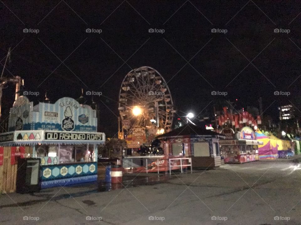 fair closed for the evening