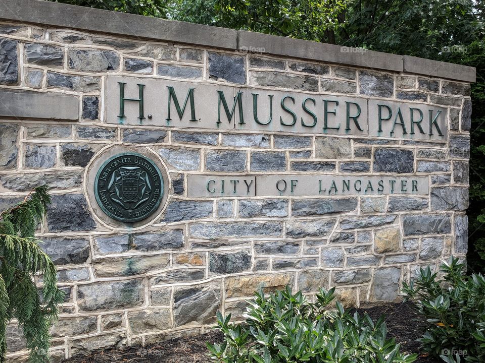 H M Musser Park in Lancaster City, Pennsylvania