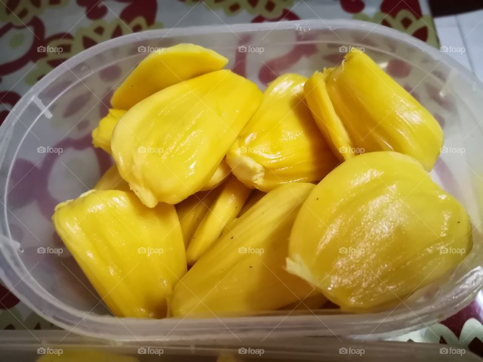 Sweet jackfruit eat fresh for full nutrition