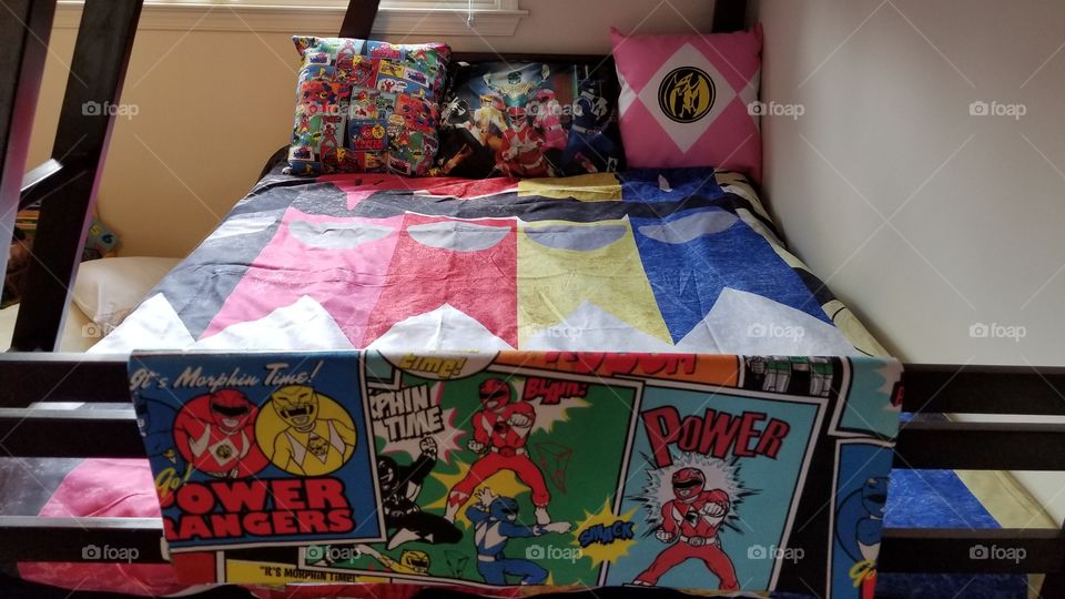 Foap Com Power Rangers Bedding Stock Photo By Bannec19