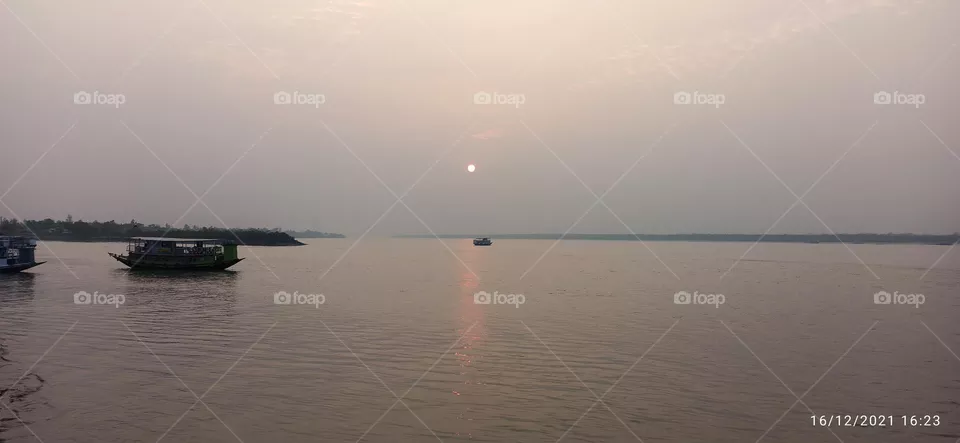 Sunset in Sundarbans