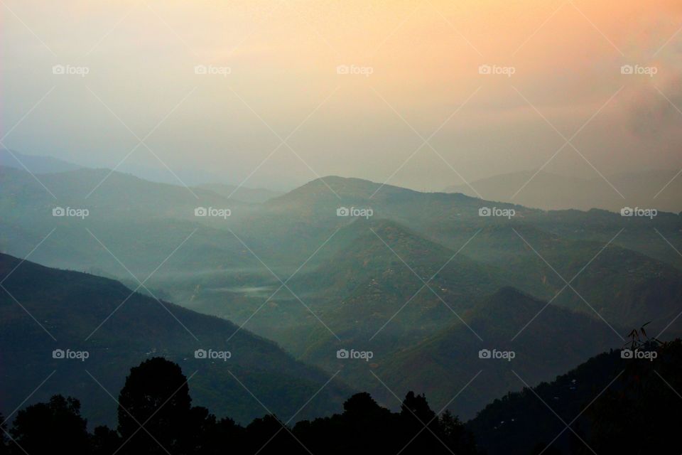 beautiful Himalayan valley