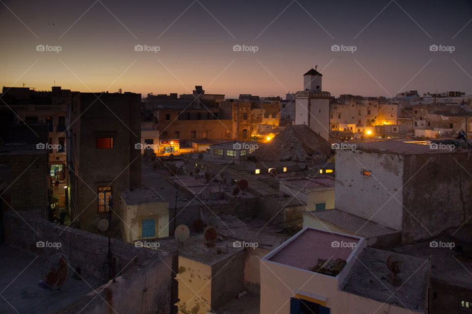 Sunset in Essaouria Morocco