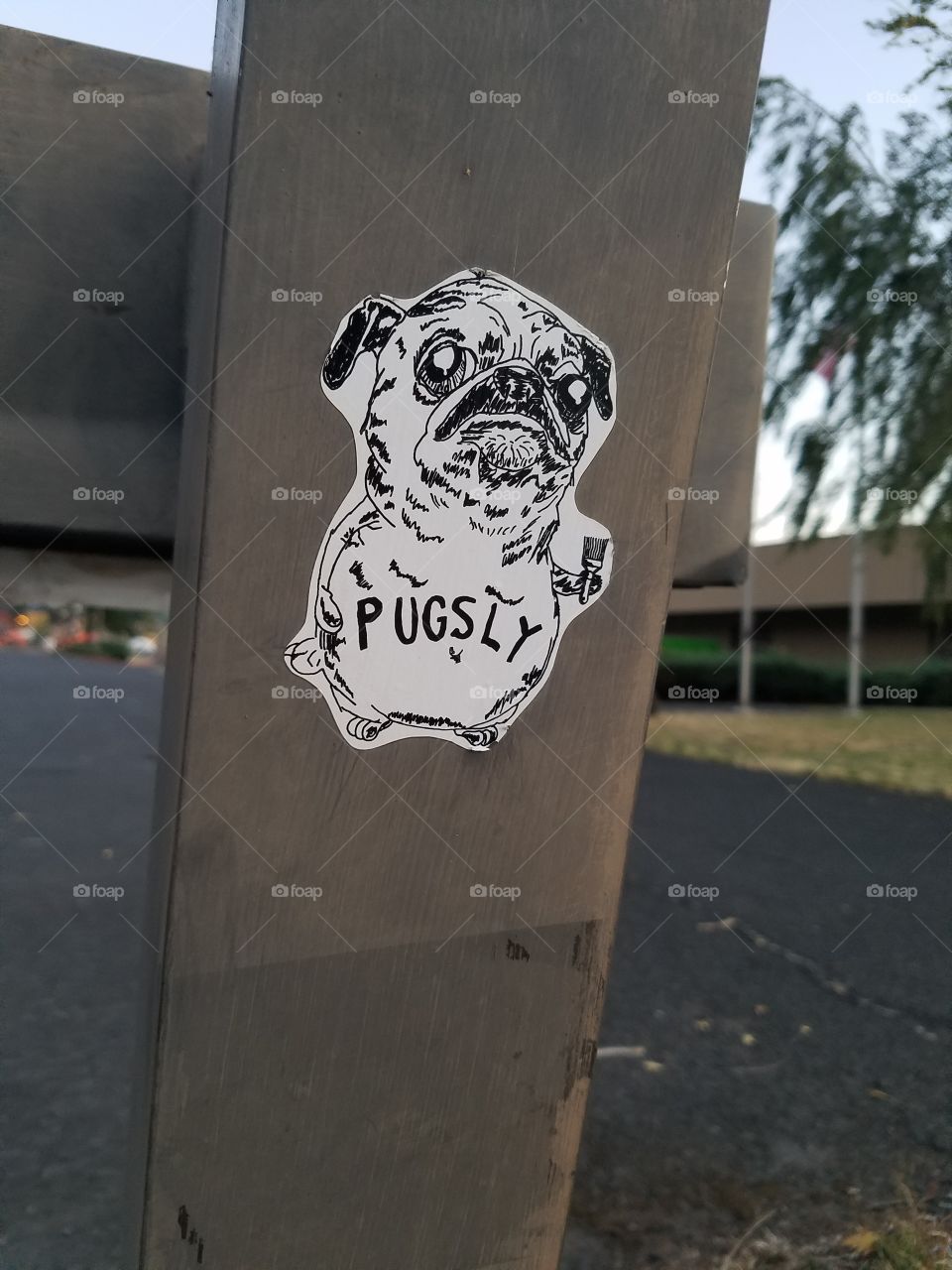 stickers pug