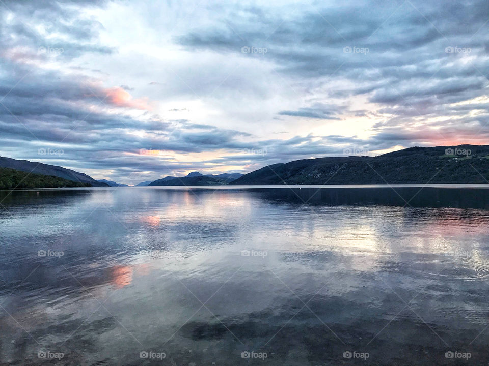 Sunsetting over Loch Ness 