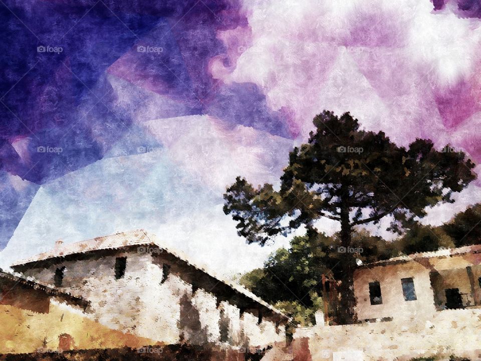 Armenian monastery in Crimea