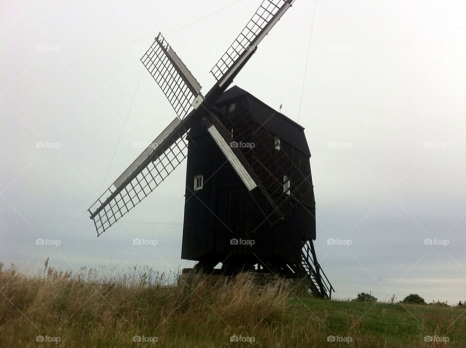 sweden svedala gammal-mölla. old-windmill. by goransv