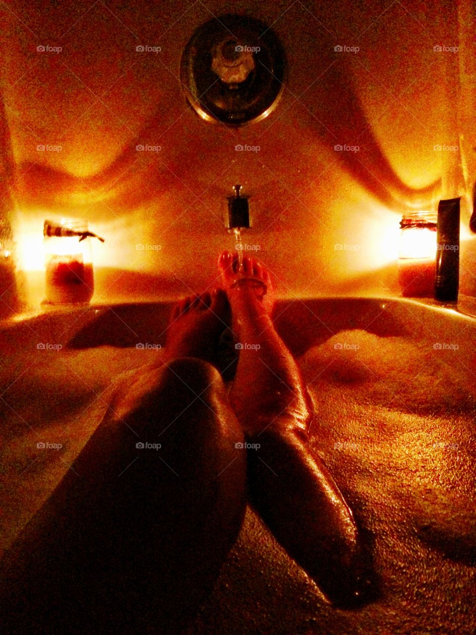 #relax #water #candlelight #bubbles