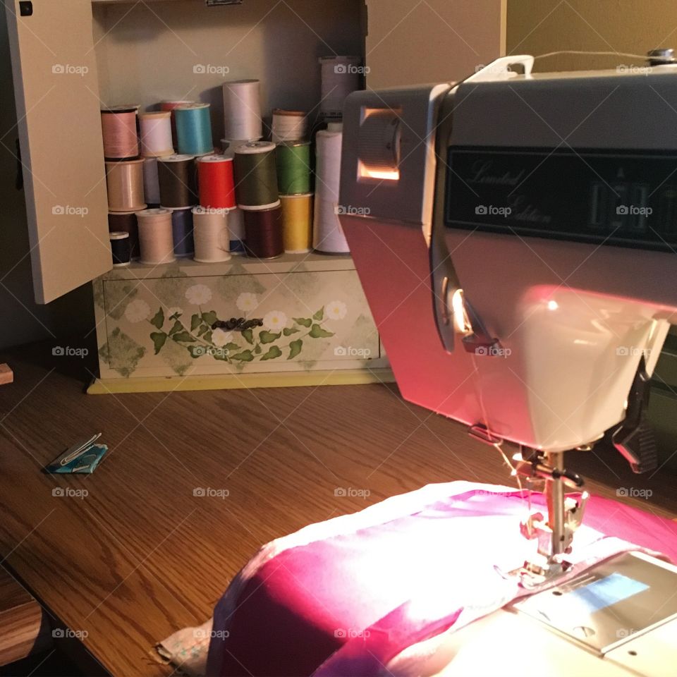 A sewing, crafting day