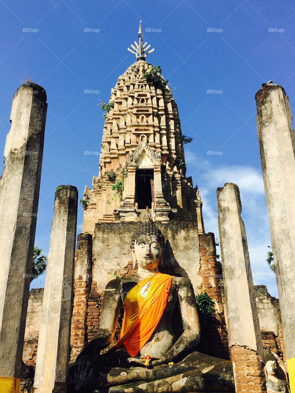 Wat mahathat chalieng temple srisatchanalai, Sukhothai, Thailand World heritage