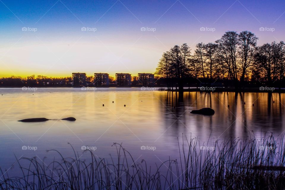 Sunset in Växjö