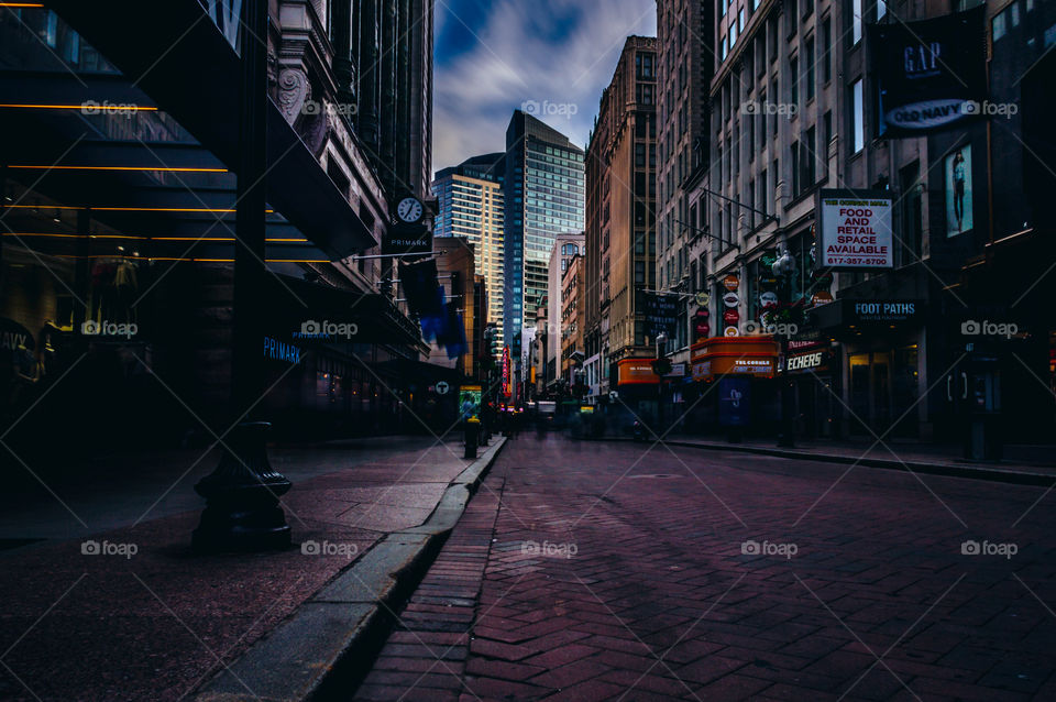 It’s weird to see the city without people!