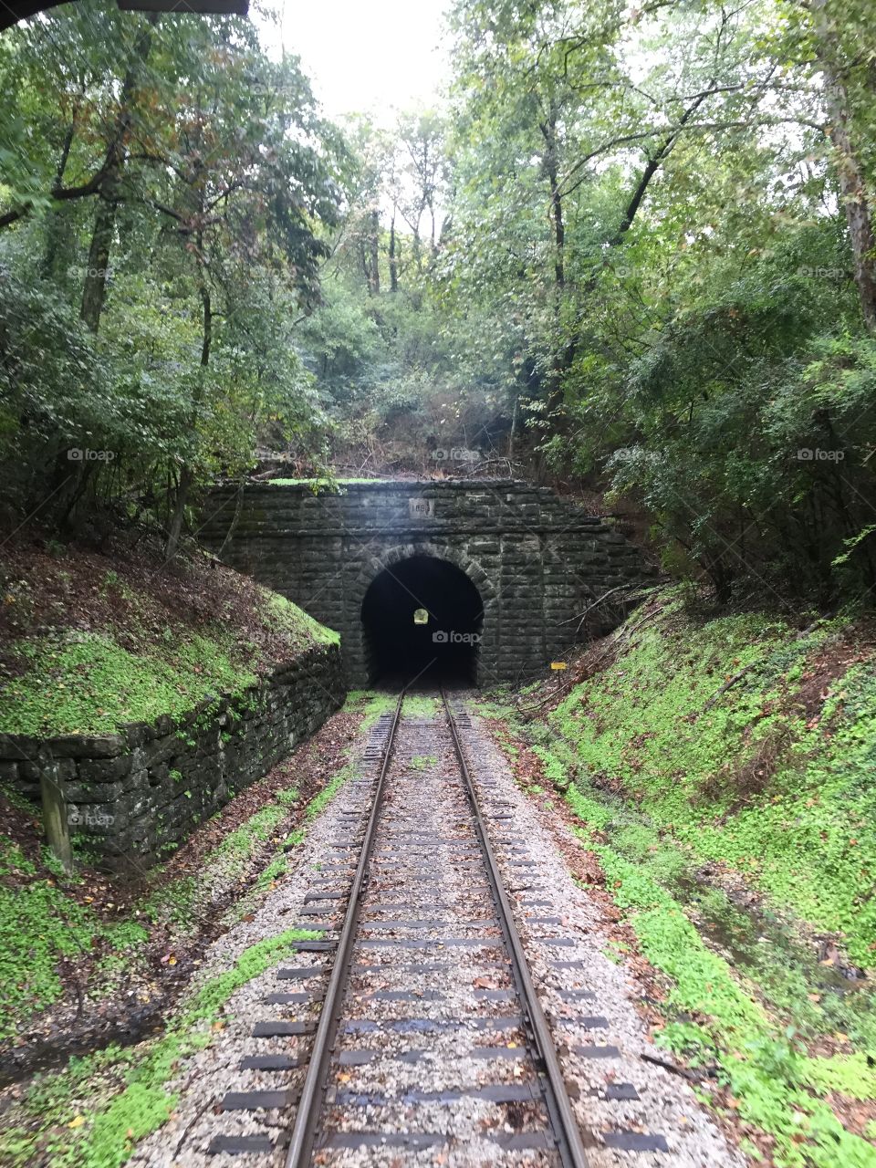 Rail tunnel. Tunnel on Tennessee Valley rr  